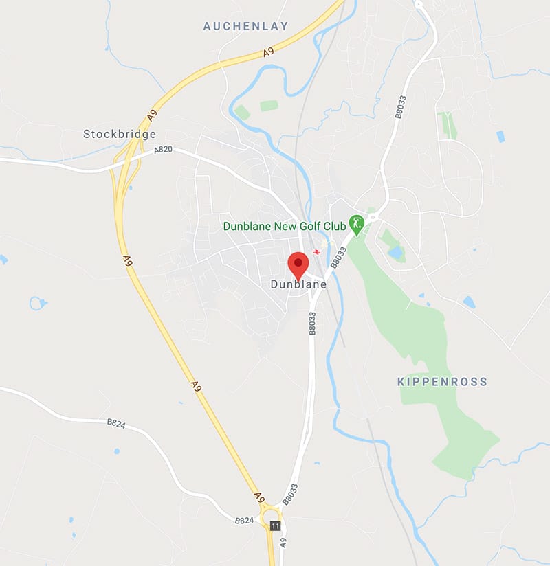 Image of Dunblane Map | Locksmith in Dunblane